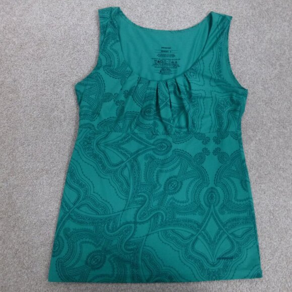 Patagonia Bandha Green Tank Top - Picture 10 of 10